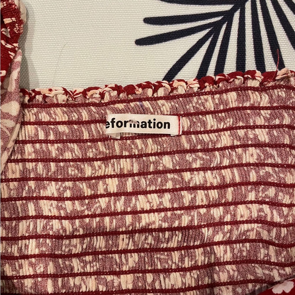 NWOT Reformation Reign Top Flower Girl - Picture 6 of 6